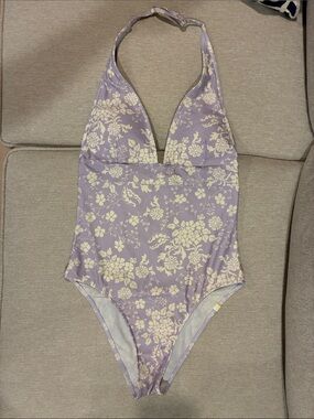 Summersalt halter plunge one-piece swimsuit, 4